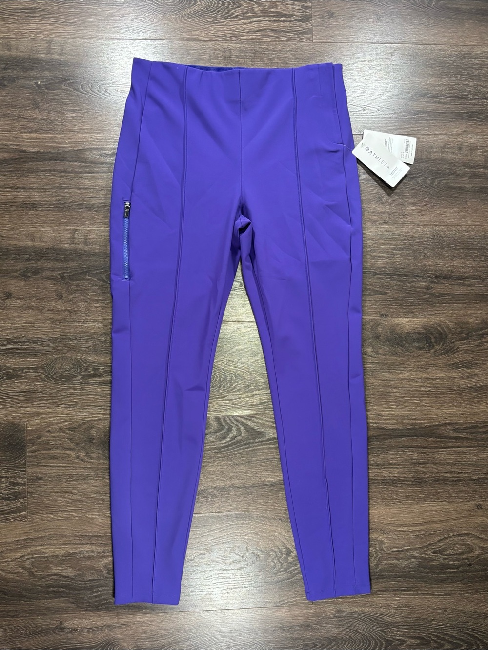 NWT Athleta Skinny Pant Purple Athleisure Activewear Size 16